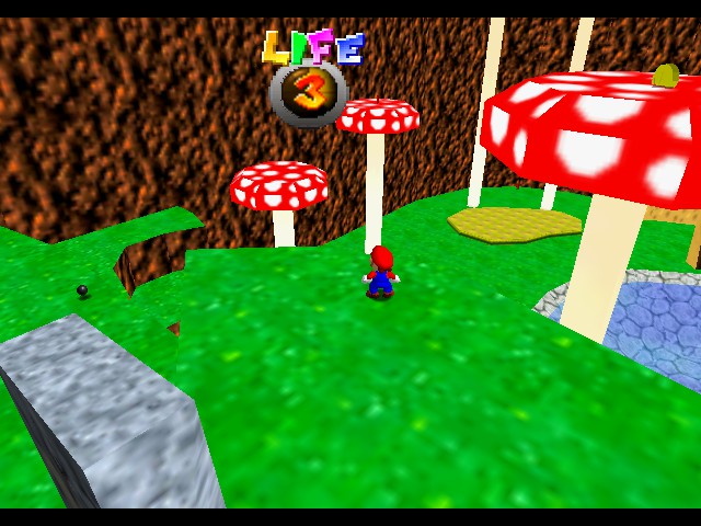 Super Mario 64 - The Green Stars (2.0) Screenshot 1